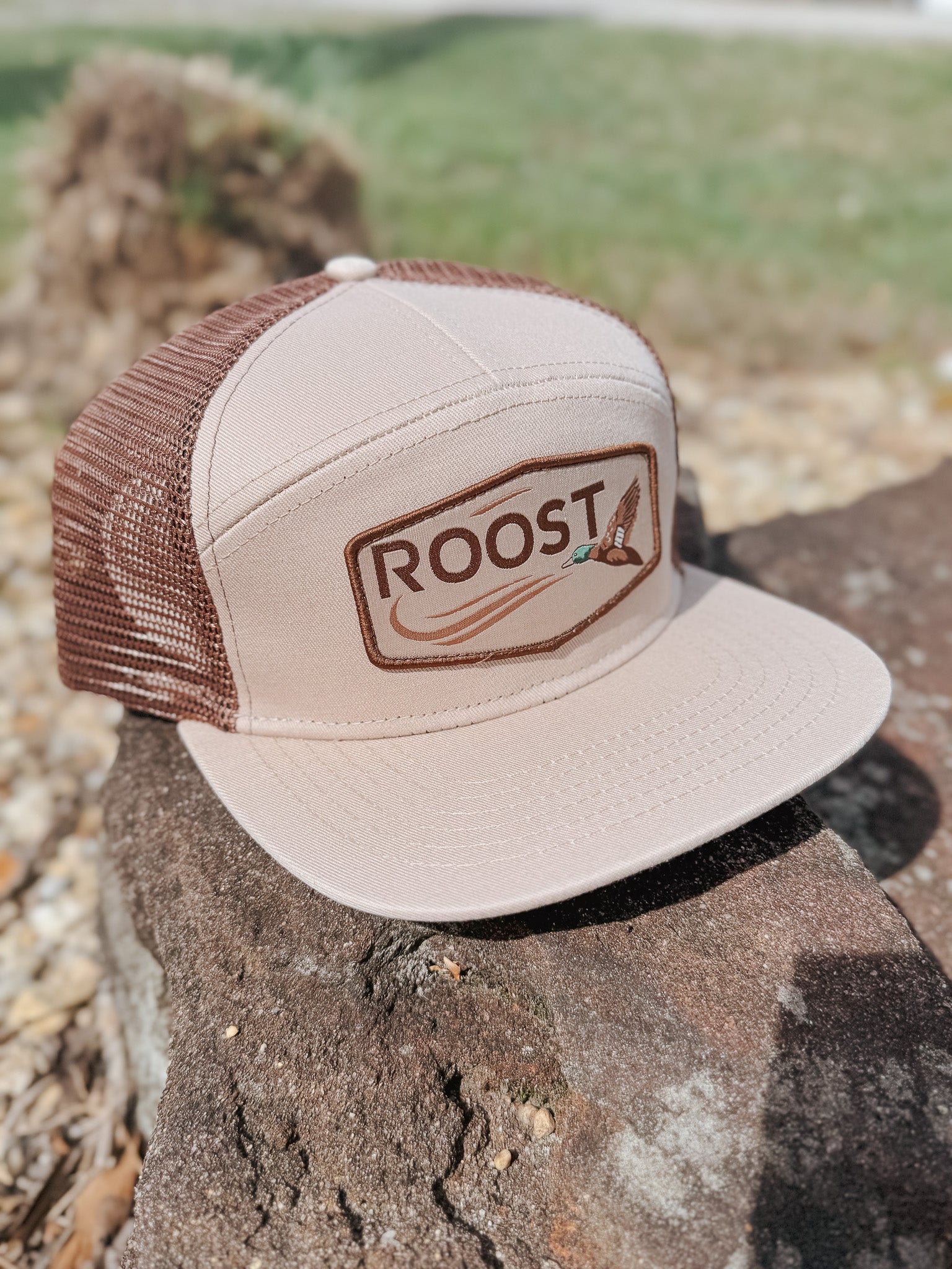 Roost 7 Panel Logo Patch Cap