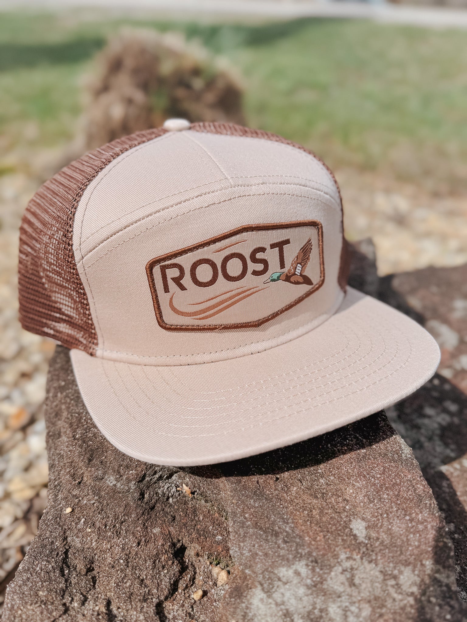 Roost 7 Panel Logo Patch Cap