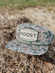 Gorra Roost Old School con parche de camuflaje