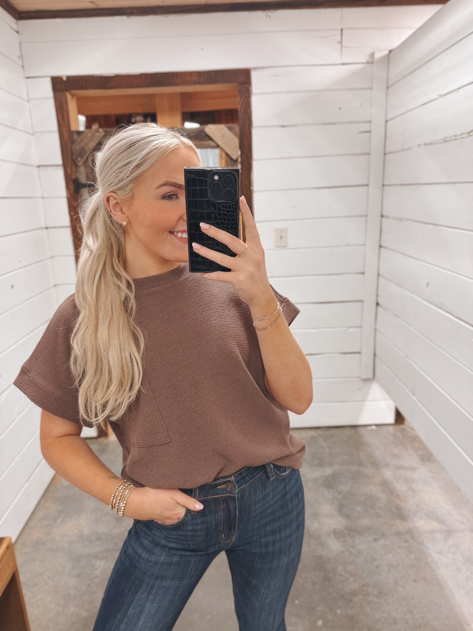 Easy To Style Brown Top