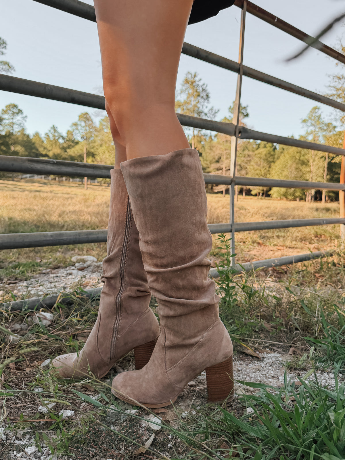 The Bella Boots in Taupe