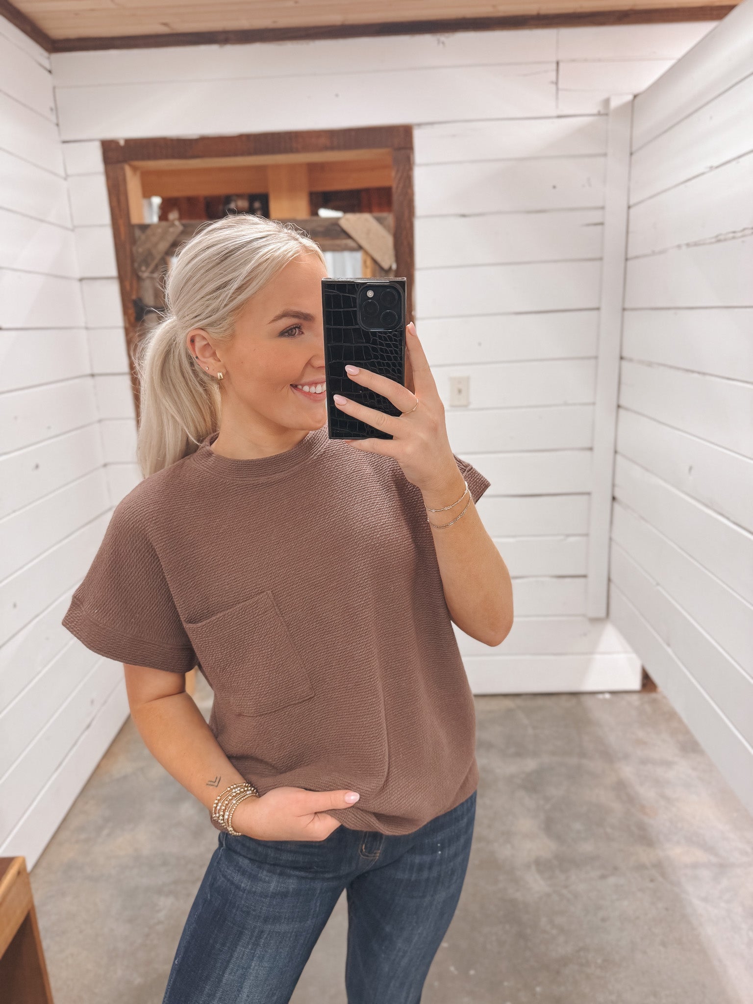 Easy To Style Brown Top