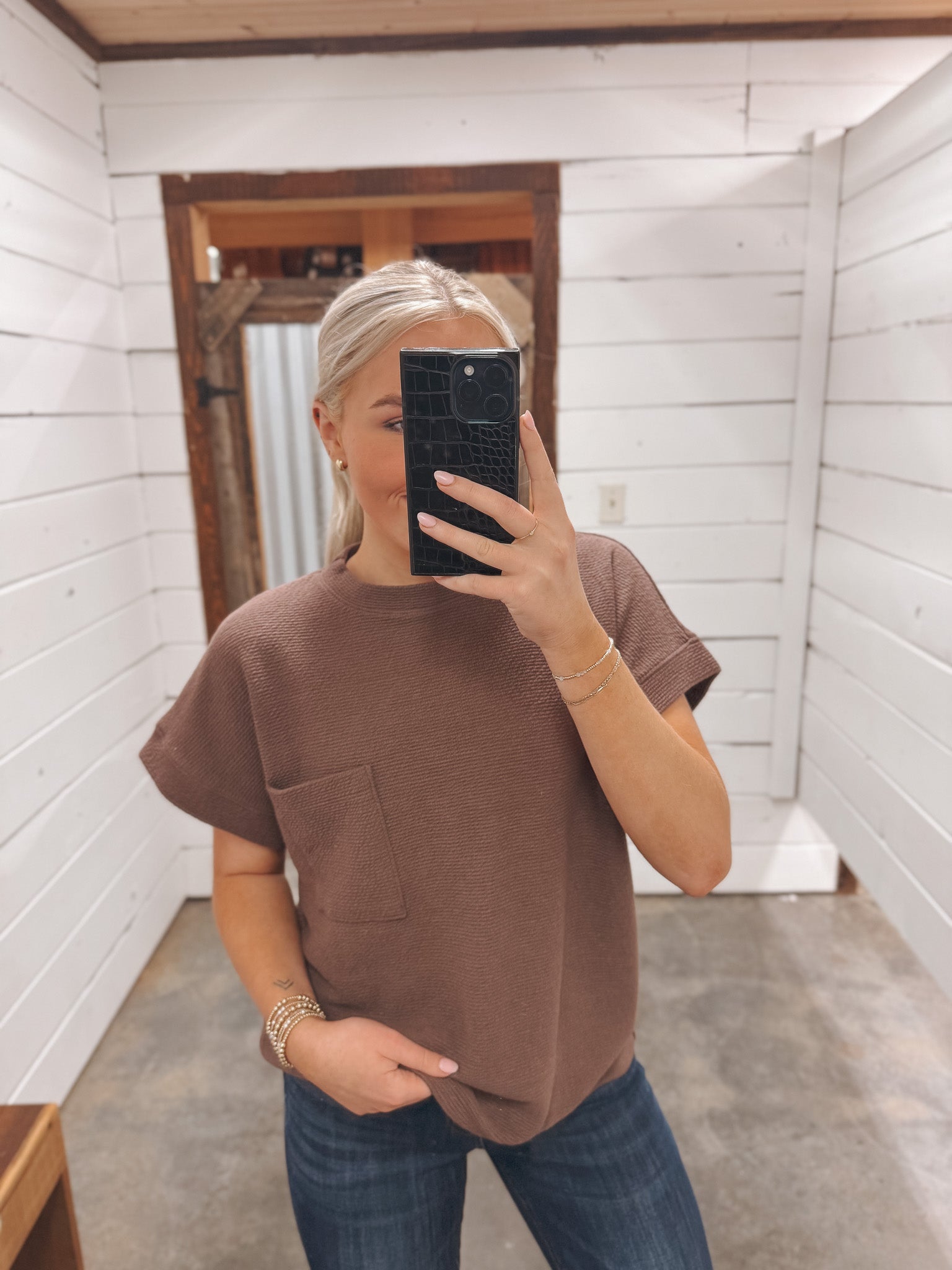 Easy To Style Brown Top