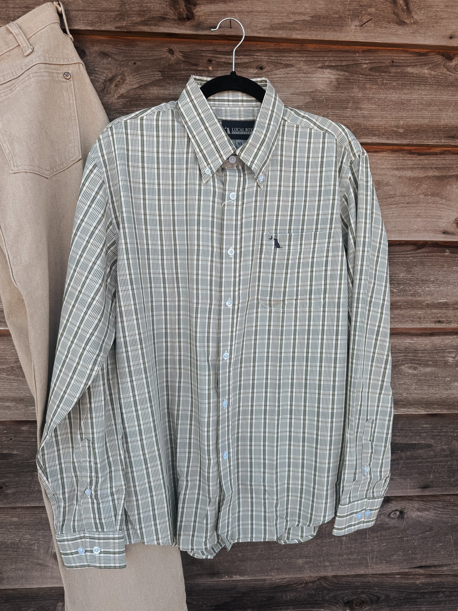 Men's Local Boy Stamps Dress Shirt