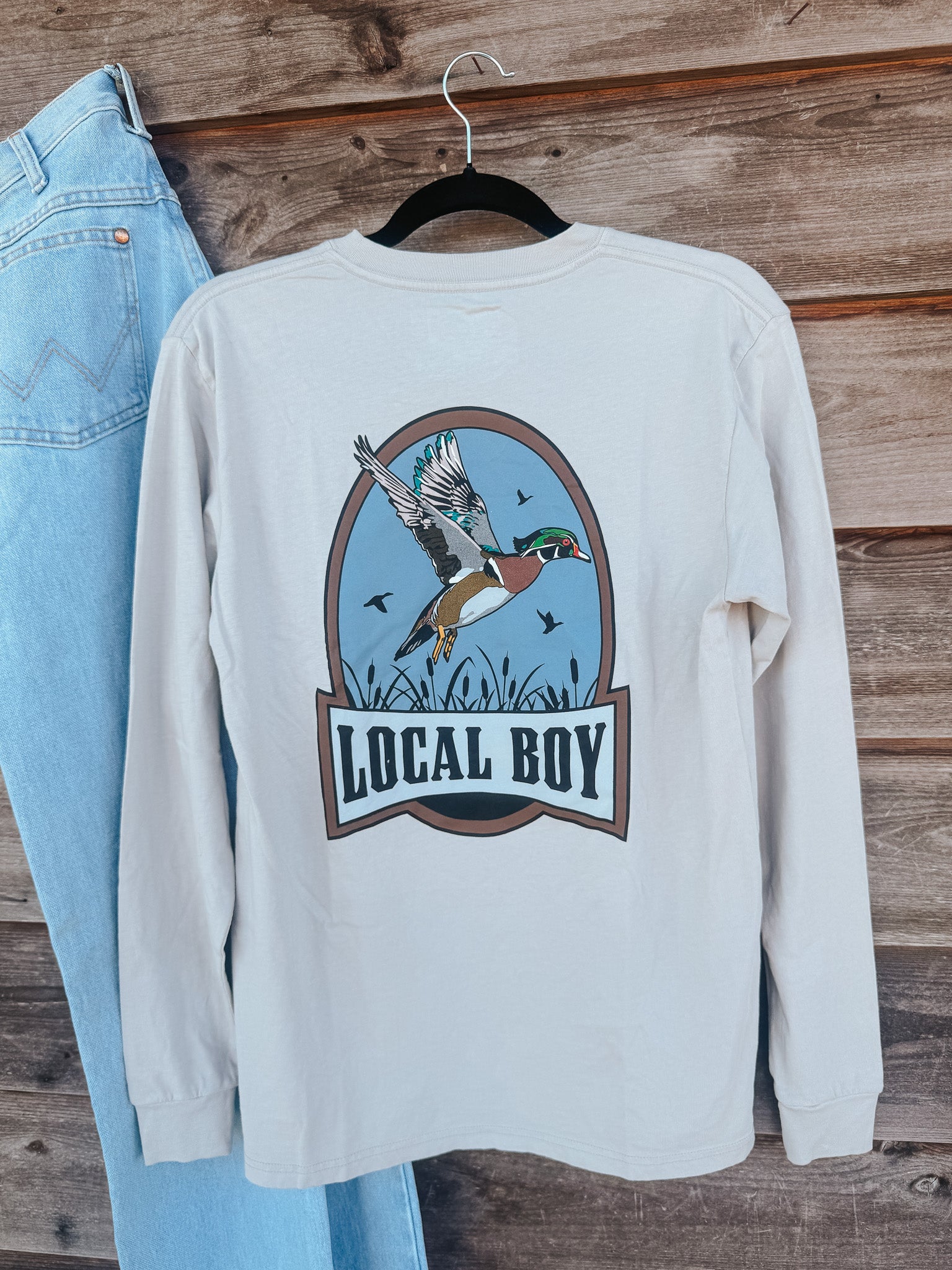 Men's Local Boy Swamp Duck Long Sleeve T-Shirt