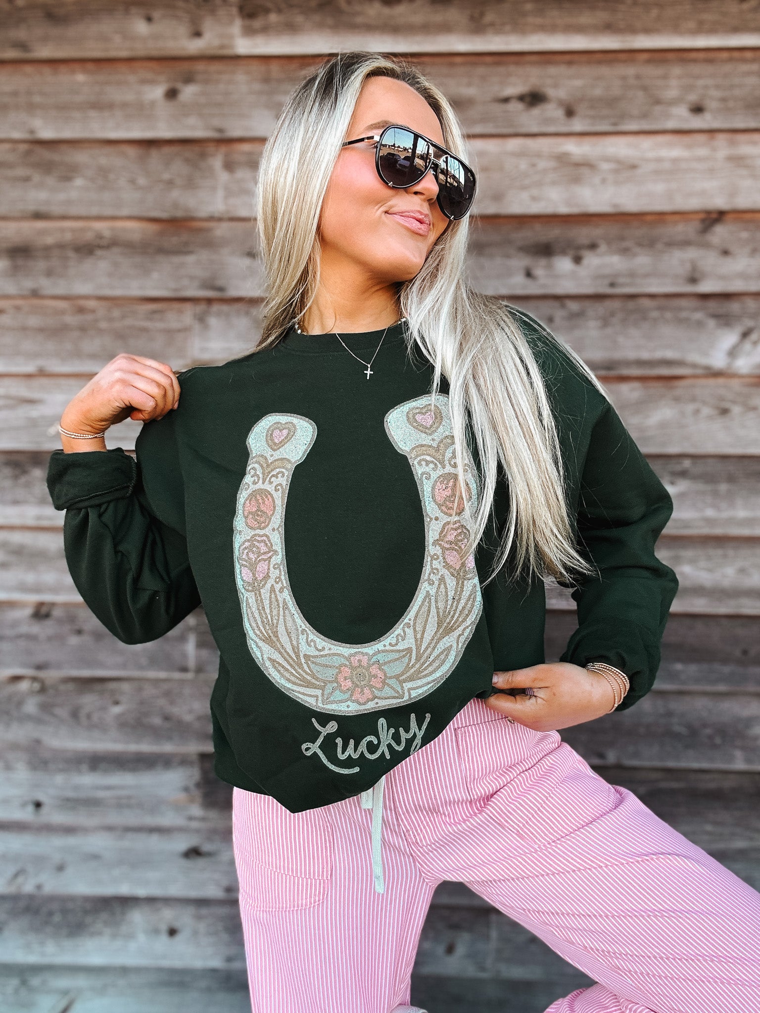 Lucky Horseshoe Sweatshirt