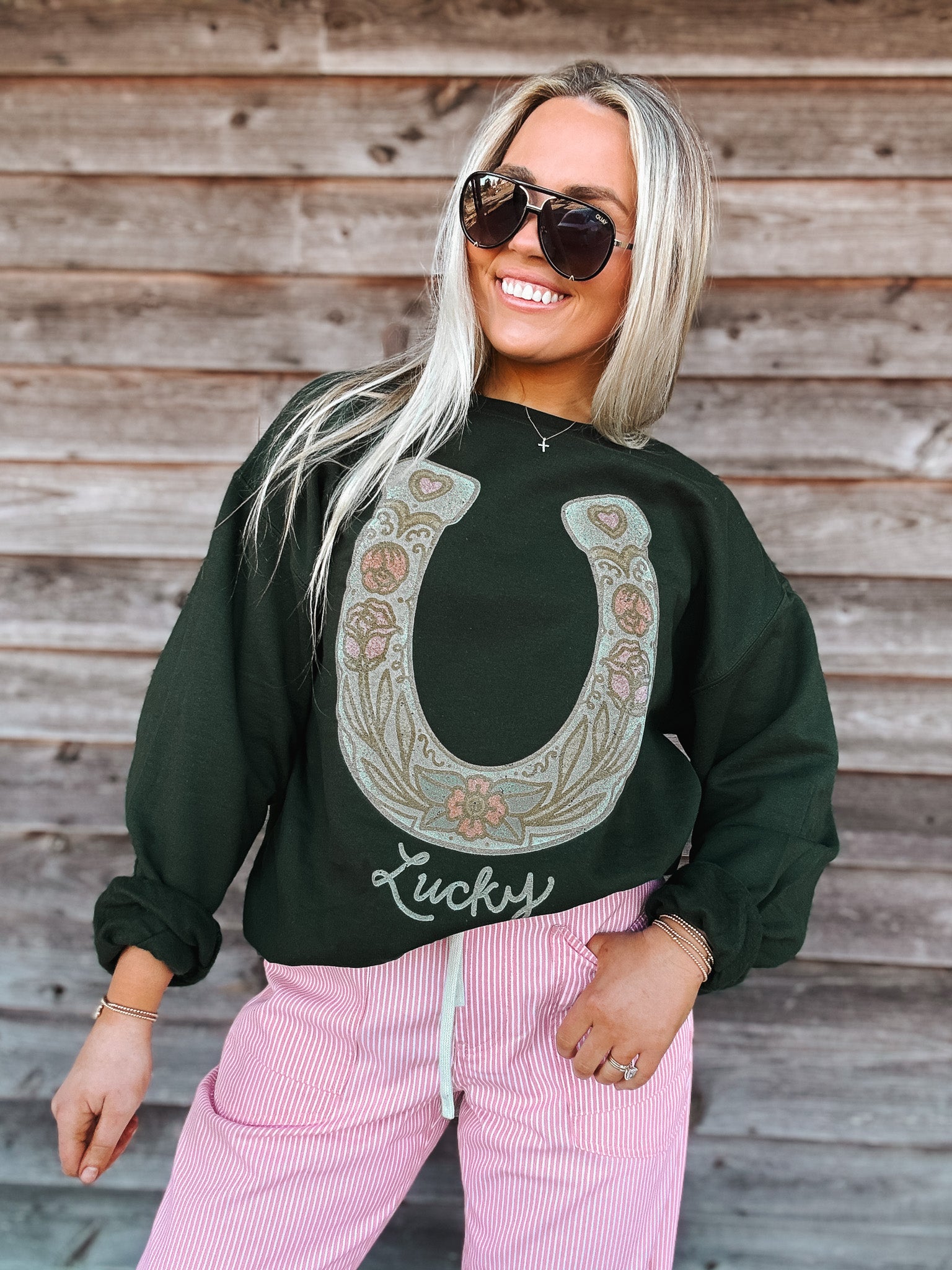 Lucky Horseshoe Sweatshirt