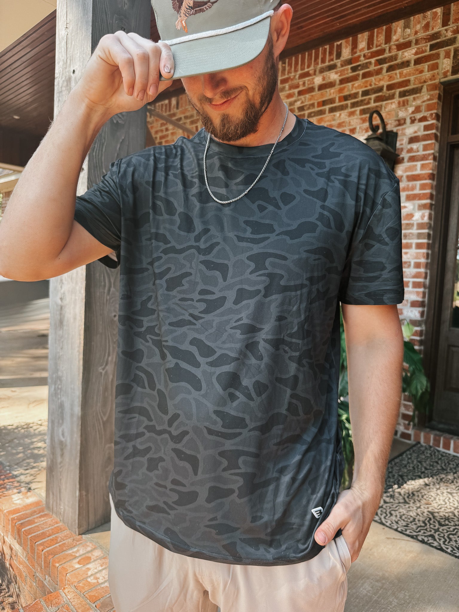 Men's Burlebo Go To Tee - Black Camo