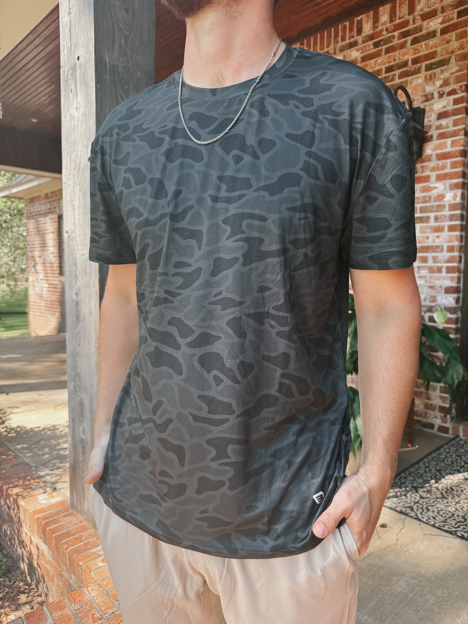 Men's Burlebo Go To Tee - Black Camo