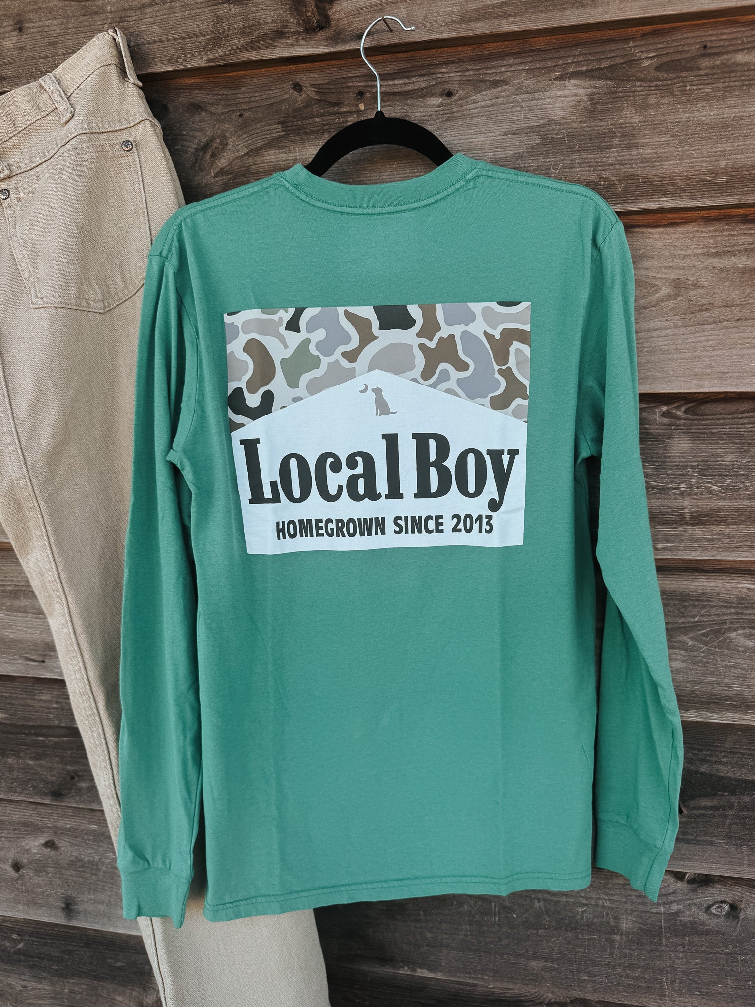 Men's Local Boy Smoked Homegrown Long Sleeve T-Shirt