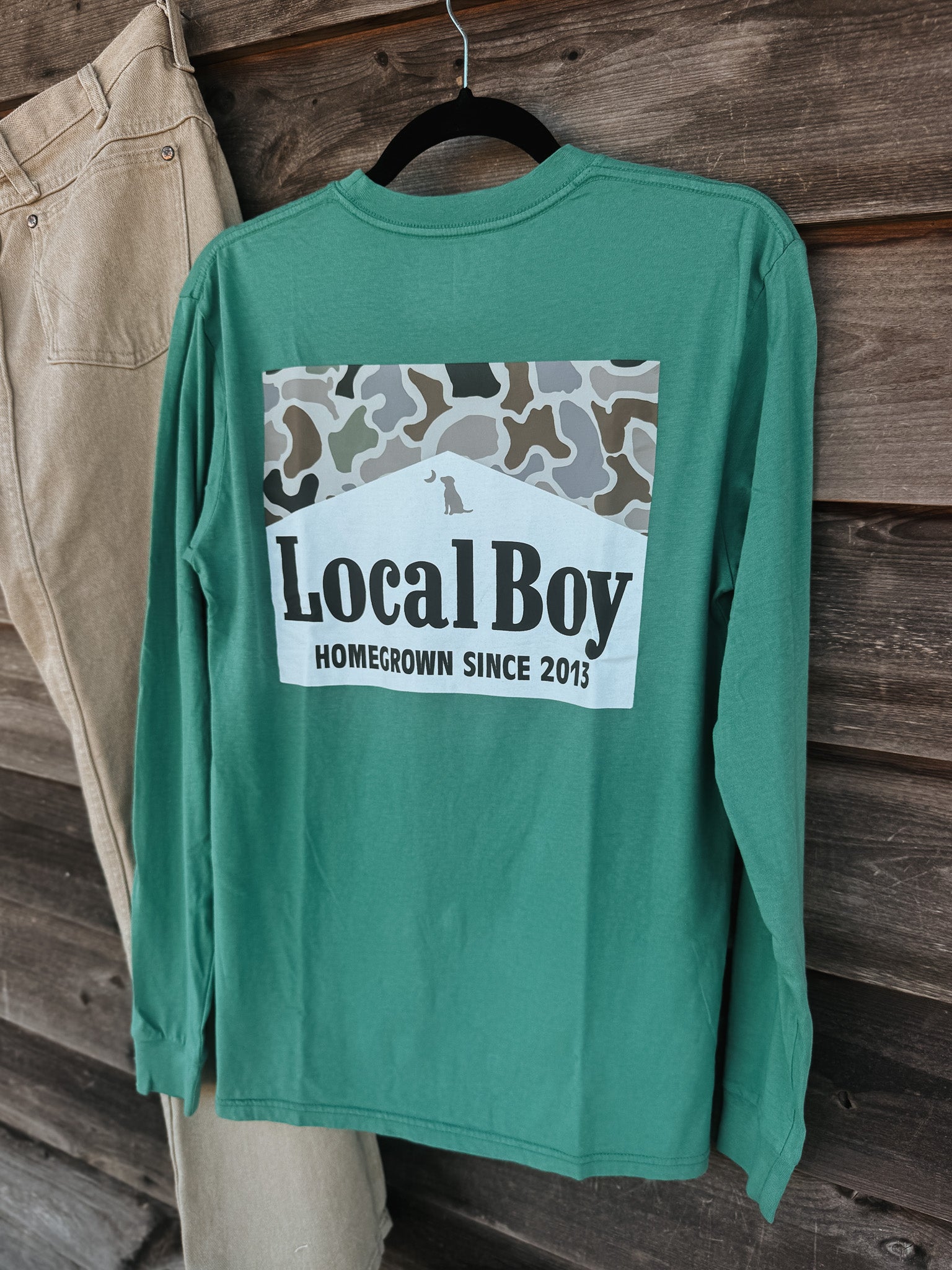 Men's Local Boy Smoked Homegrown Long Sleeve T-Shirt
