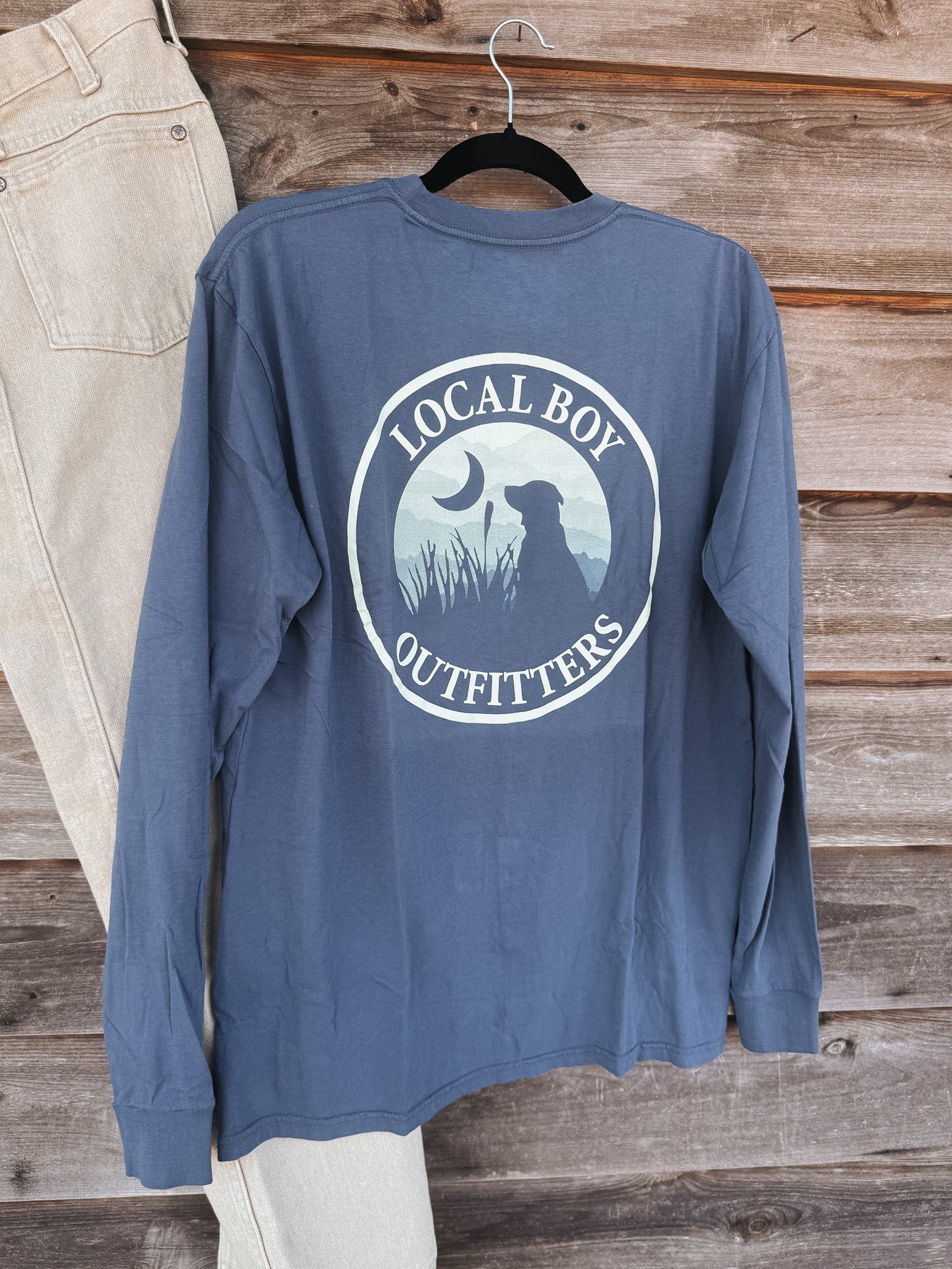 Men's Local Boy Original Blue Ridge Long Sleeve T-Shirt