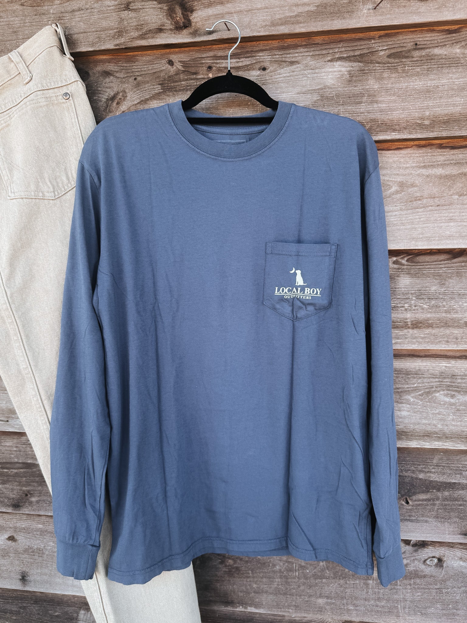 Men's Local Boy Original Blue Ridge Long Sleeve T-Shirt