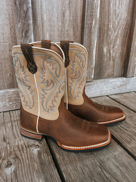 Men’s Ariat Quickdraw brown size 11
New still in box. Ariat Mens QuickDraw Western Brown Oiled Rowdy Square Toe  main image 3