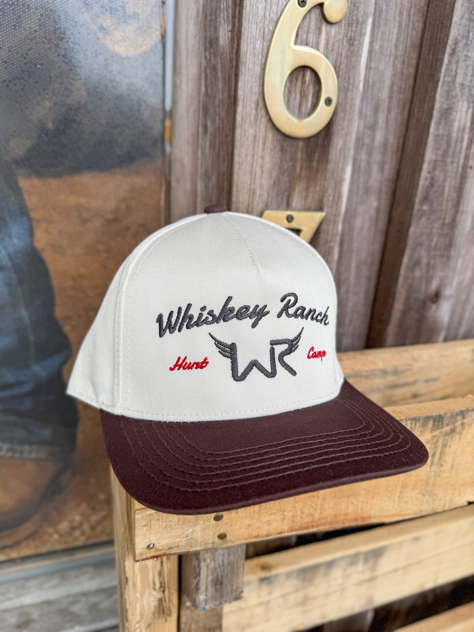 Whiskey Bent Hat Co. Duck Camp Tan Cap