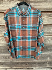 Kuhl Men's Fugitive Flannel in Bonfire