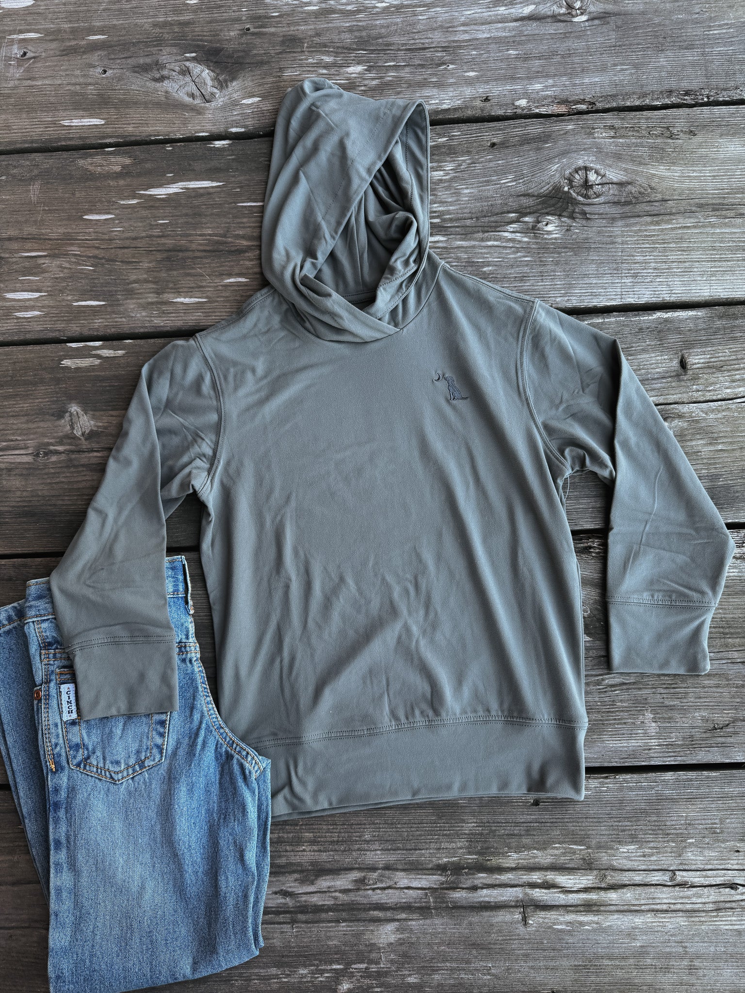 Youth Local Boy Hemlock Hoodie in Olive