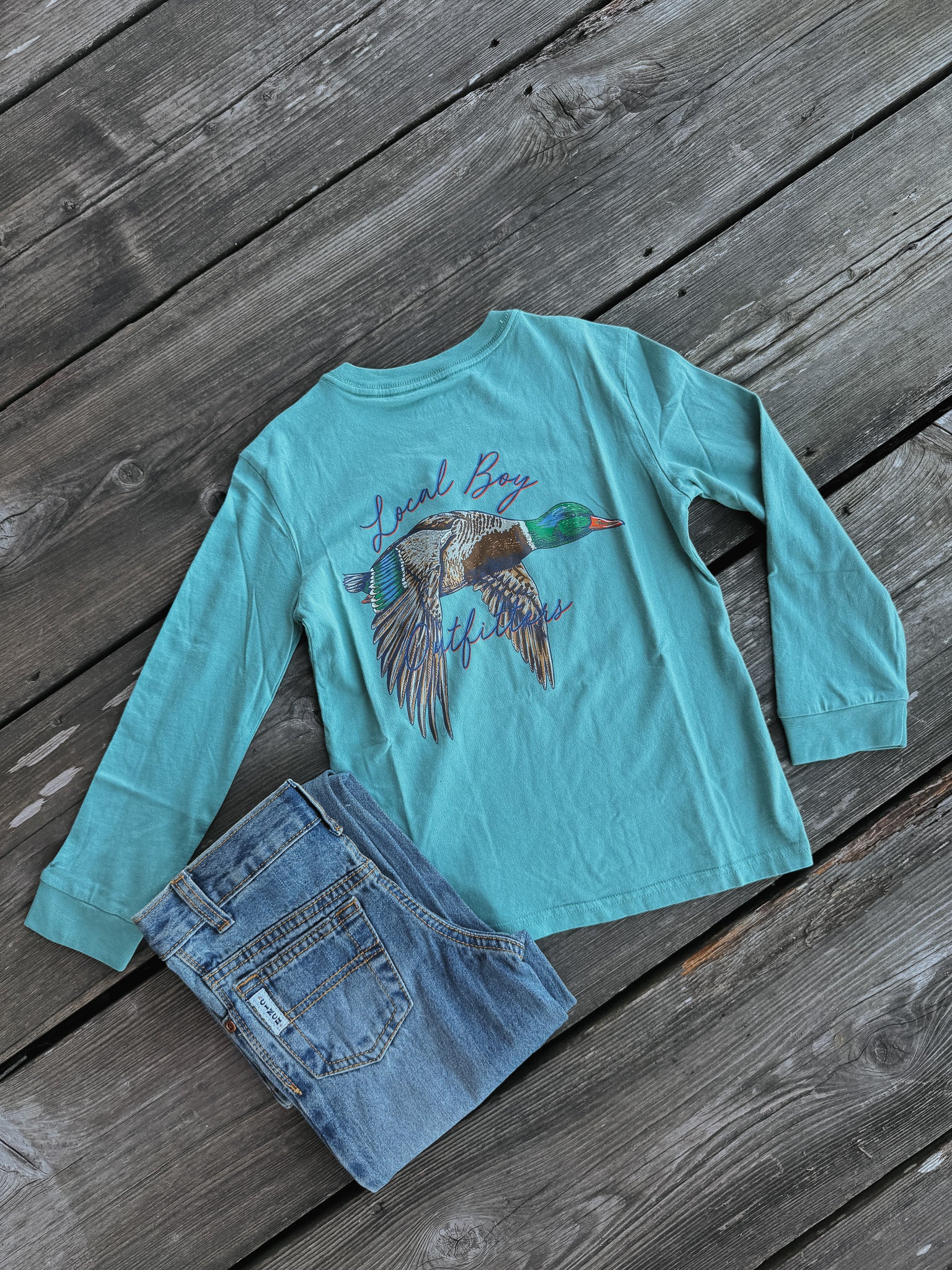 Youth Local Boy Migrating Long Sleeve T-Shirt