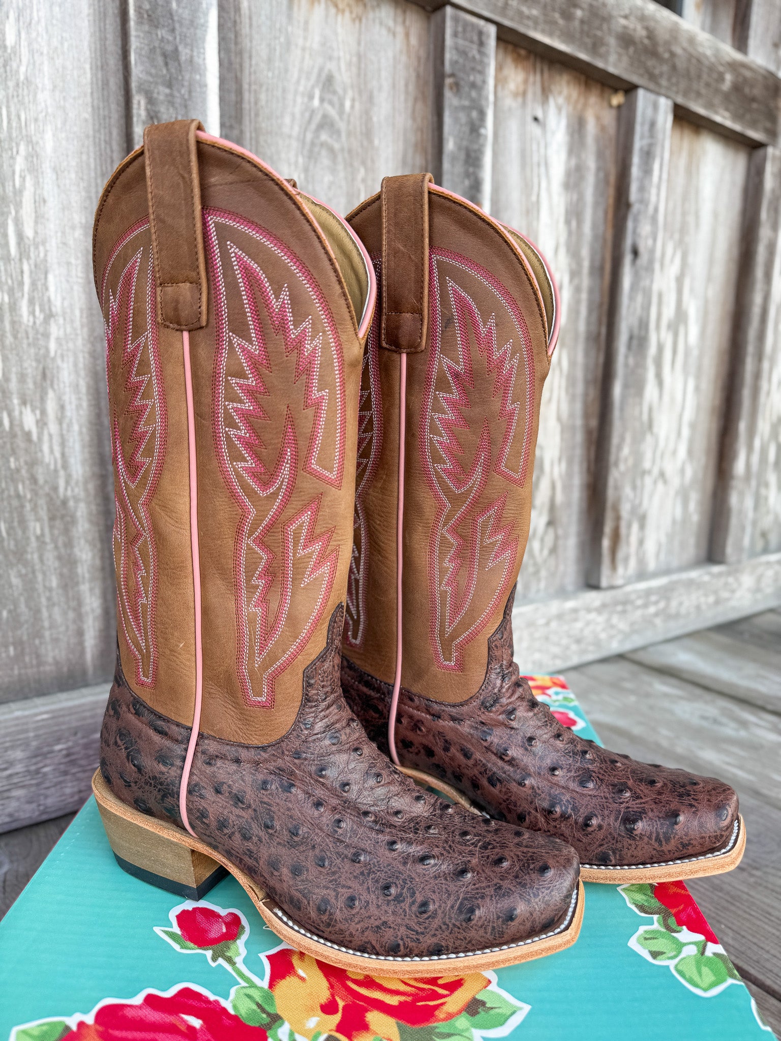 Women's Macie Bean In My Quills Ostrich Print Boots