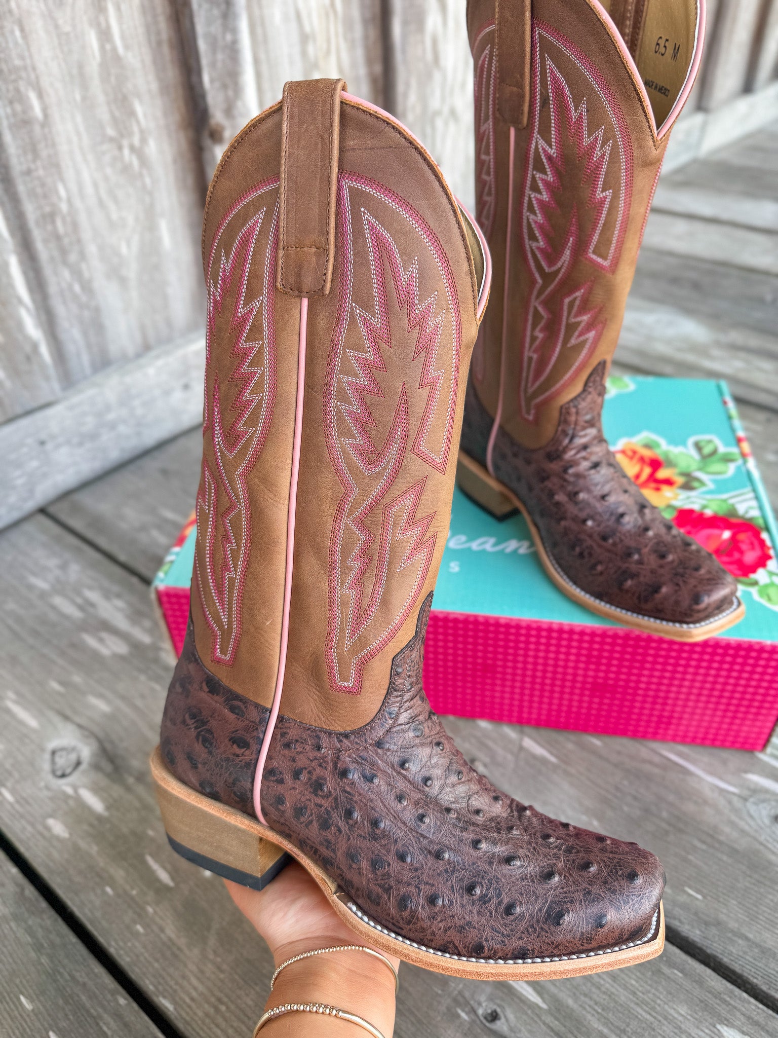 Women's Macie Bean In My Quills Ostrich Print Boots