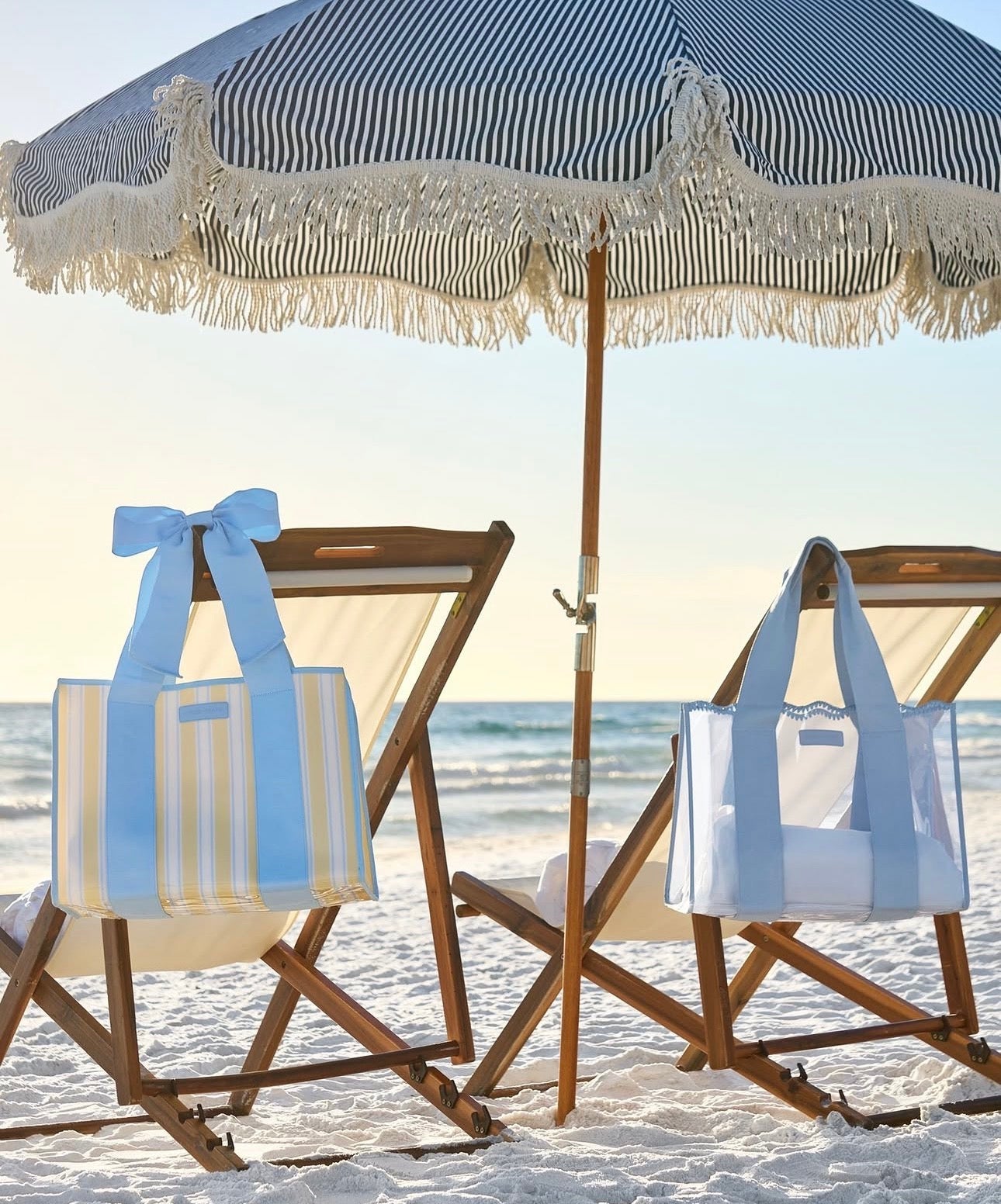 Case-Mate Bow Jelly Tote Bag - Cabana Stripe