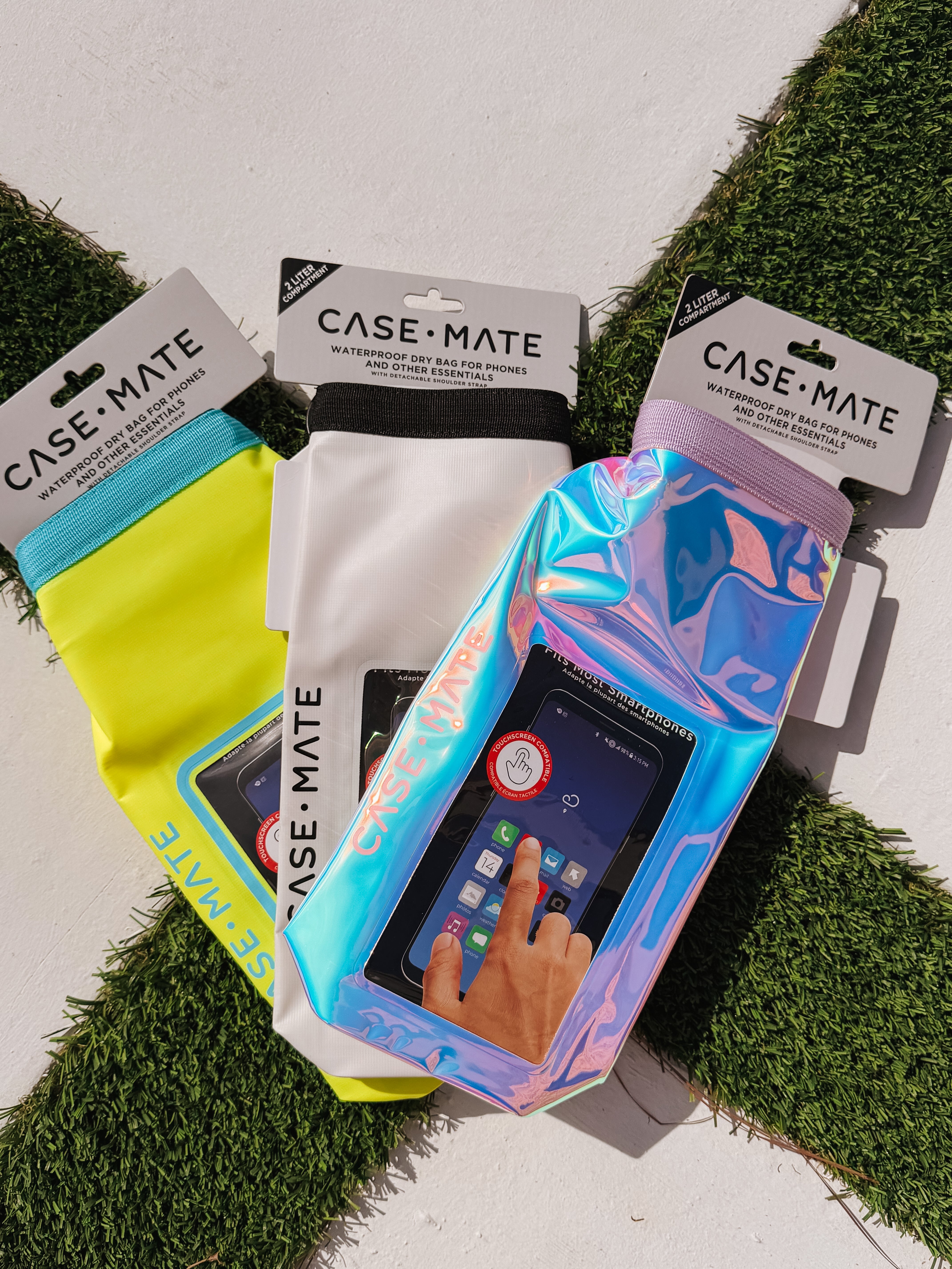 Case-Mate Waterproof Phone 2L Bucket Bag - Sand Dollar