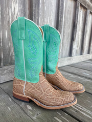 Men's Anderson Bean BC Exclusive Light Tan Elephant/Green Super Oil Boots