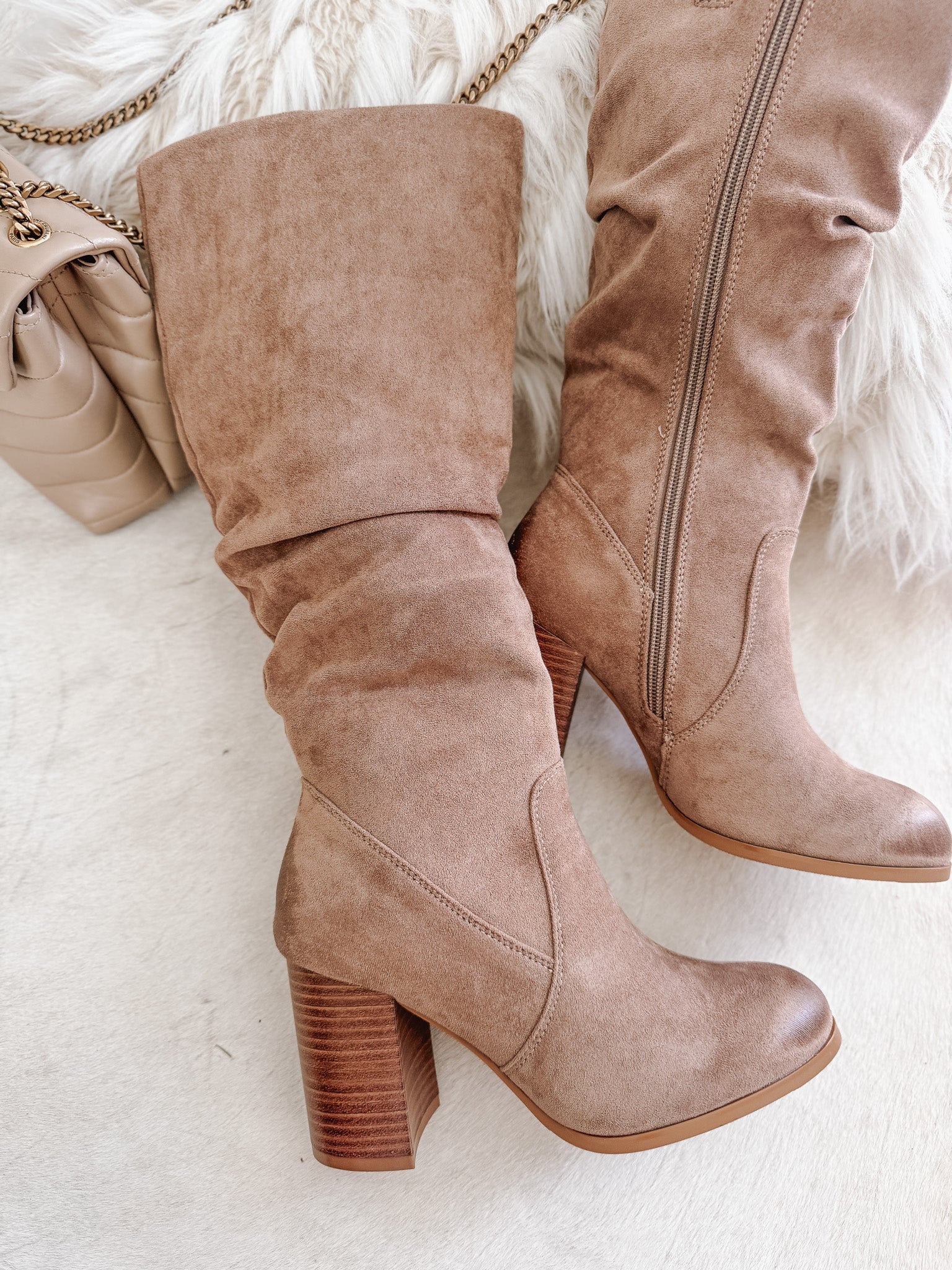Step Into Fall Taupe Boot