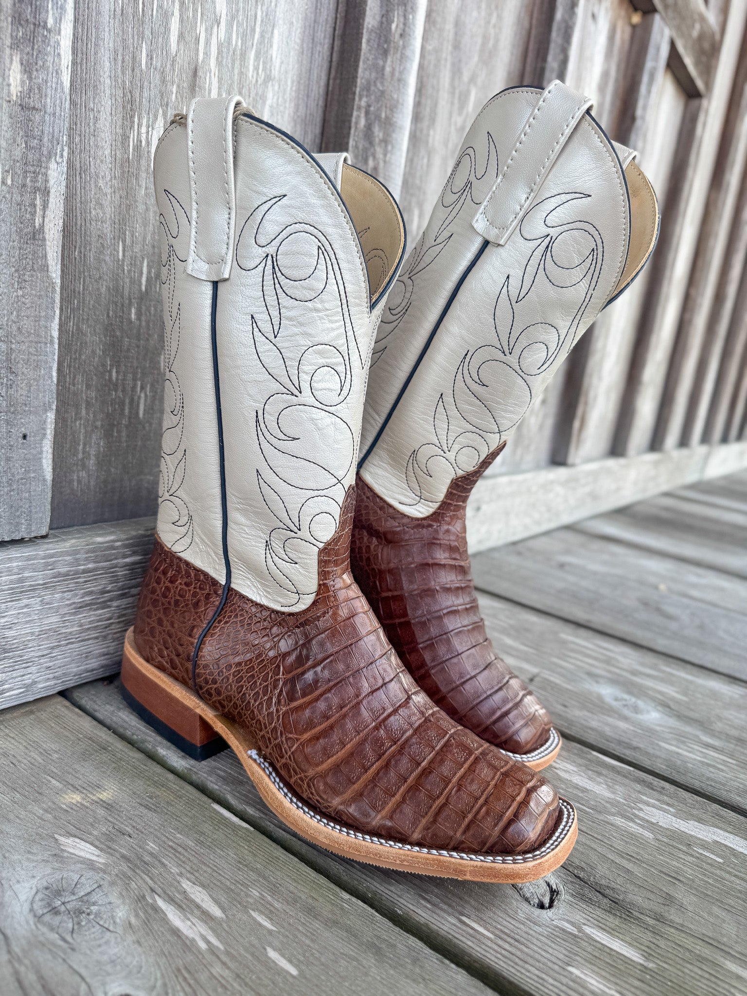 Men's Anderson Bean BC Exclusive Post Oak Caimen/Lustre Boots
