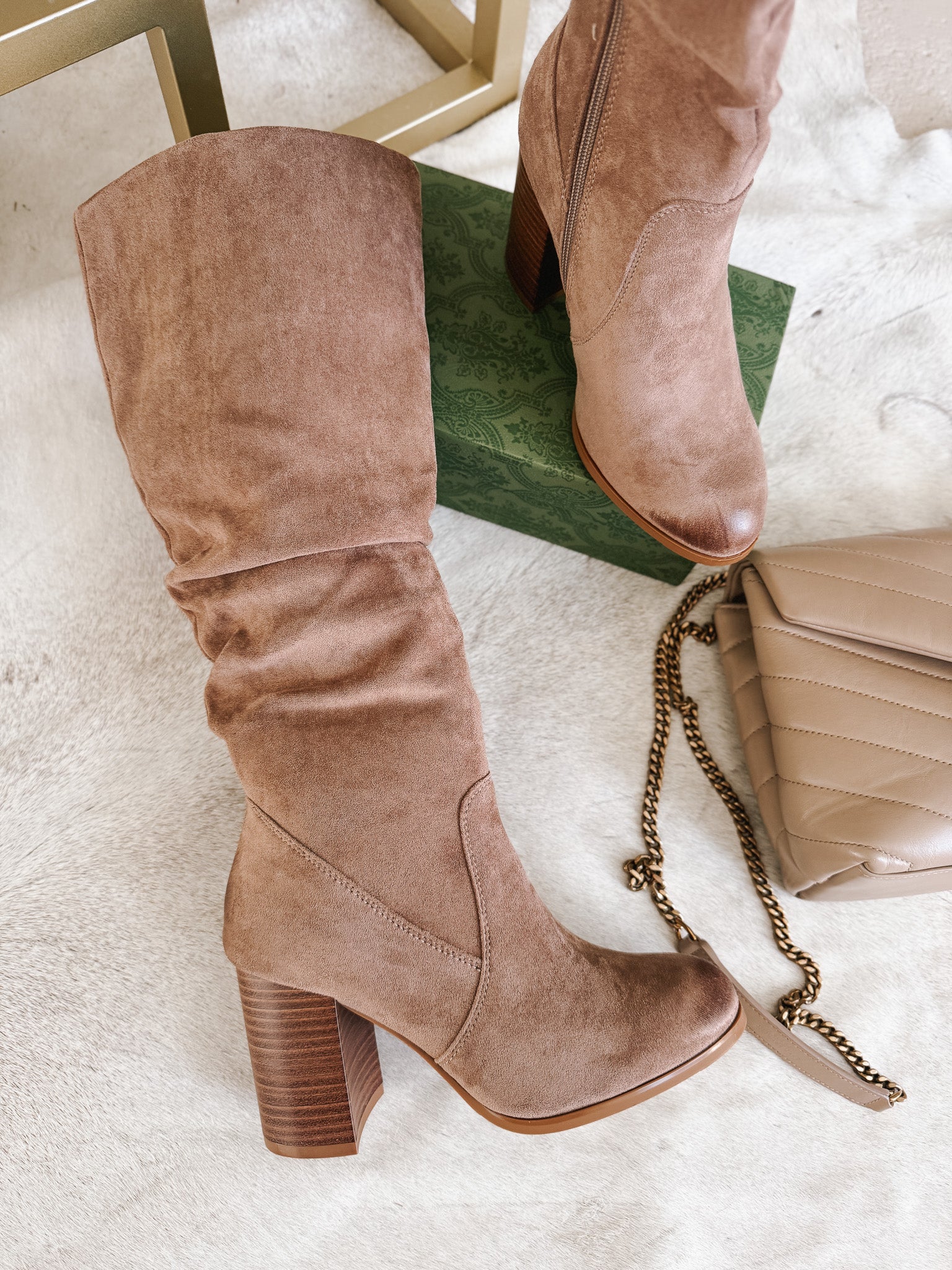 Step Into Fall Taupe Boot