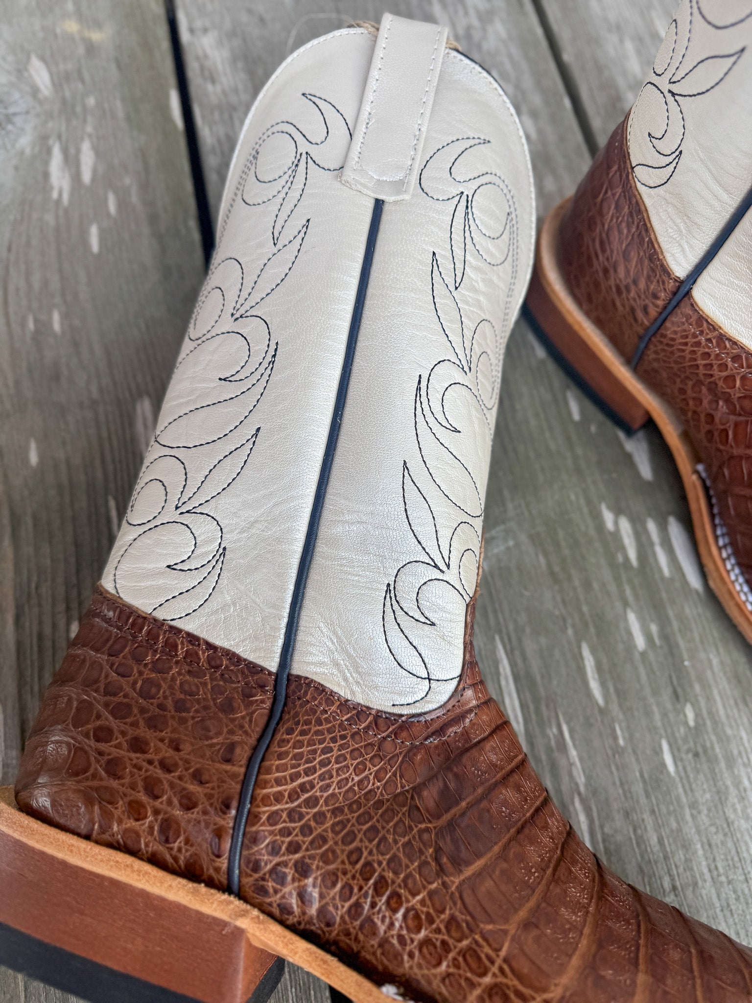 Men's Anderson Bean BC Exclusive Post Oak Caimen/Lustre Boots