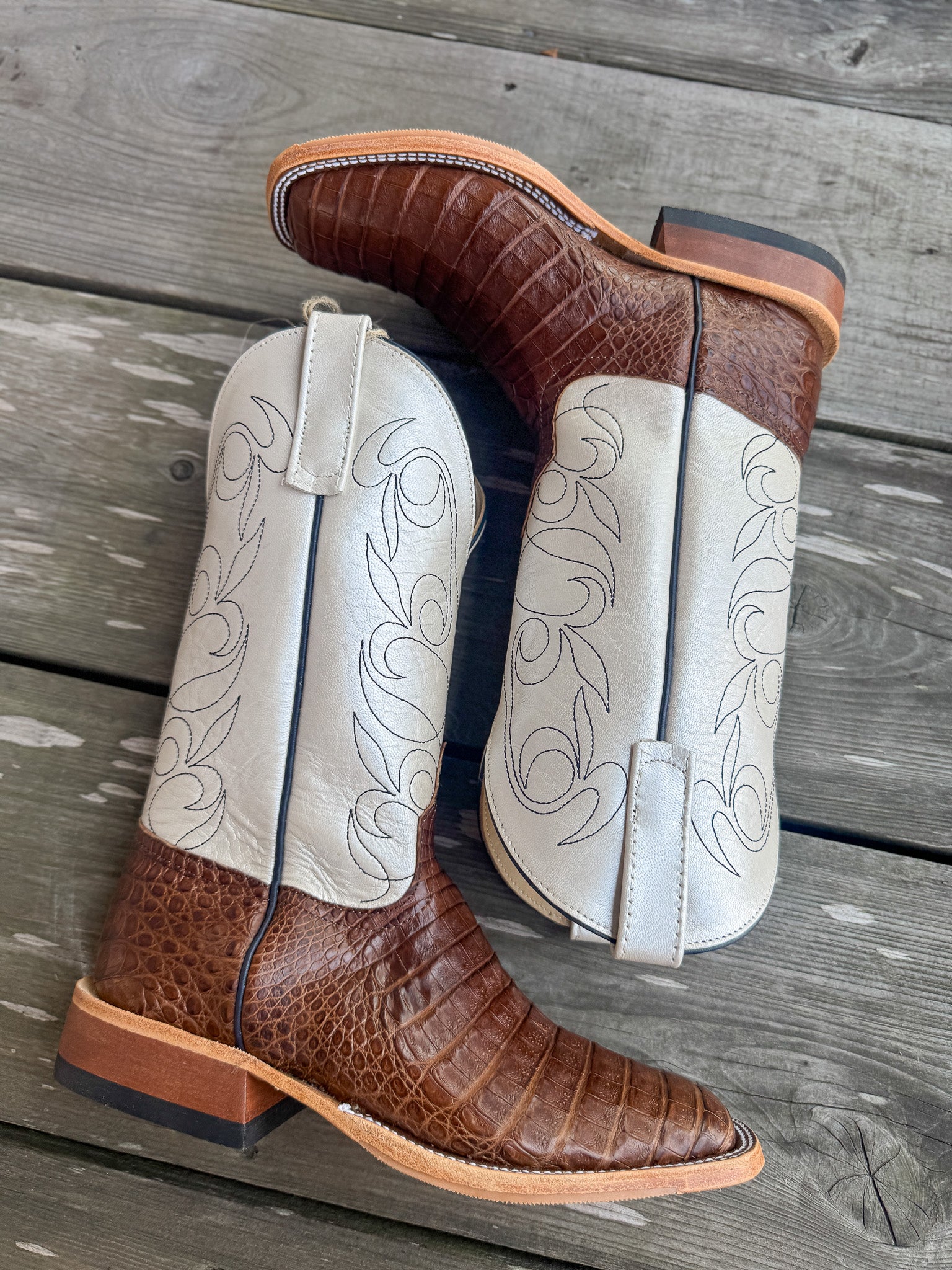 Men's Anderson Bean BC Exclusive Post Oak Caimen/Lustre Boots