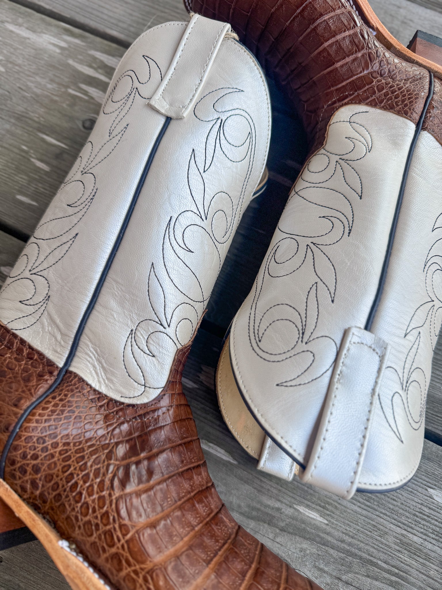 Men's Anderson Bean BC Exclusive Post Oak Caimen/Lustre Boots