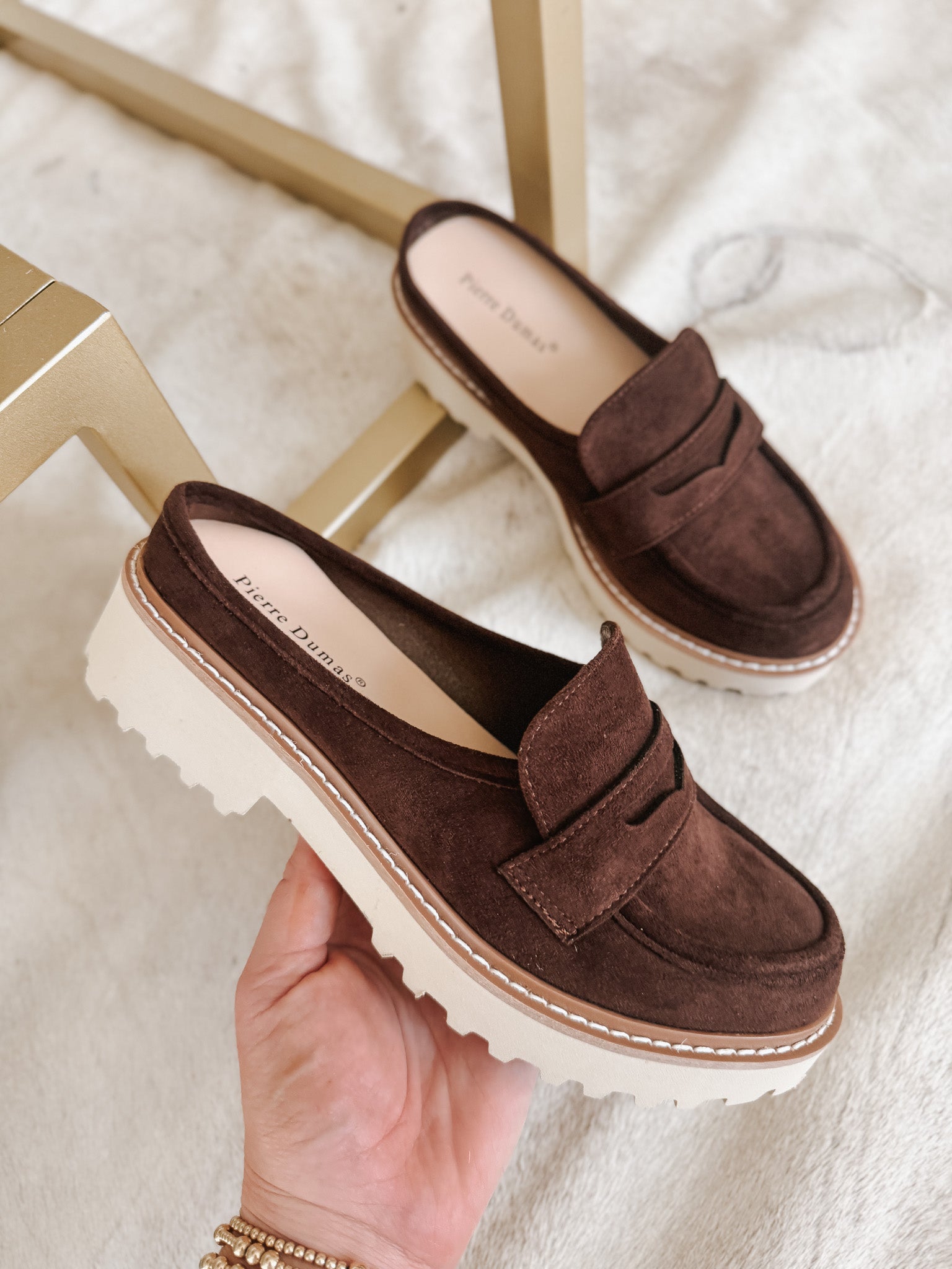 Sweet Steps Brown Slip On