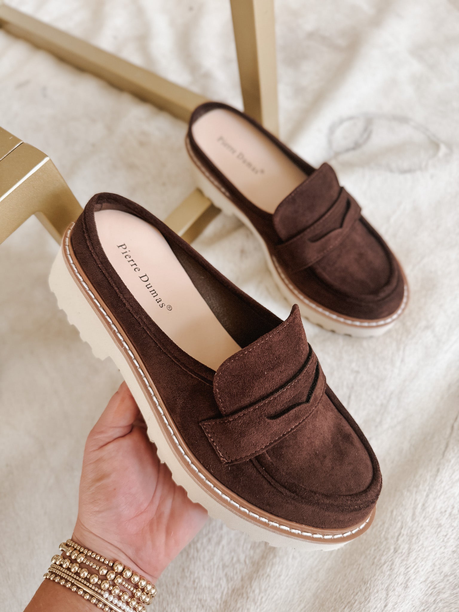 Sweet Steps Brown Slip On