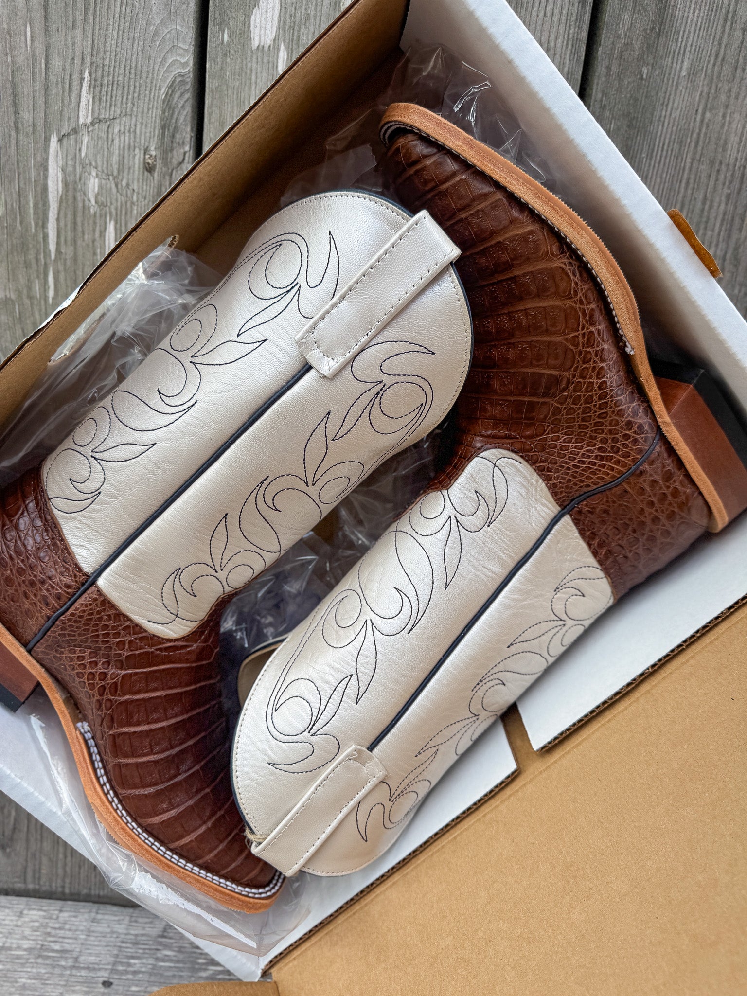 Men's Anderson Bean BC Exclusive Post Oak Caimen/Lustre Boots