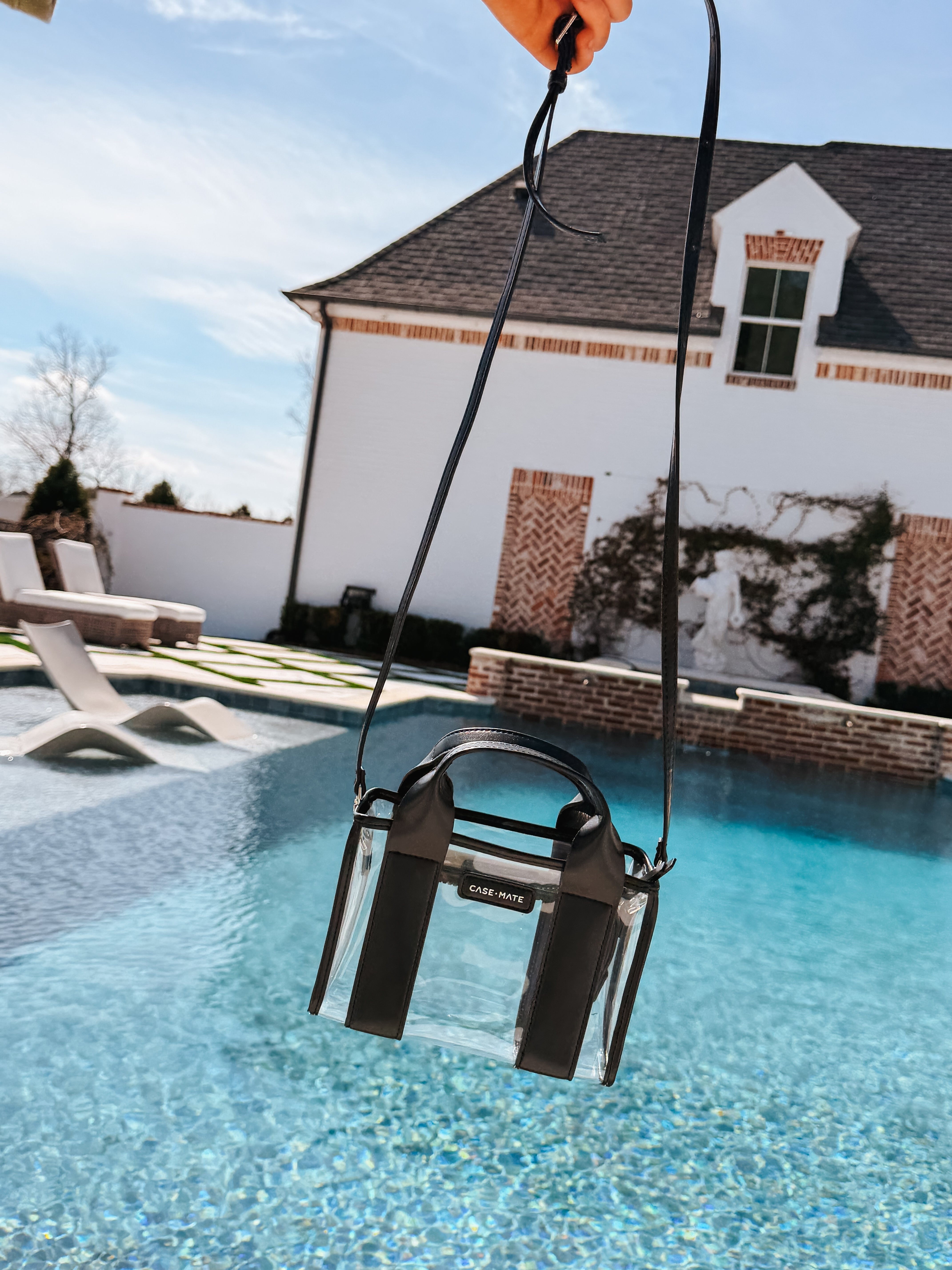 Case-Mate Clear Stadium Bag - Midnight Black