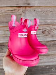 Kid's XTRATUF Ankle Deck Boots in Pink