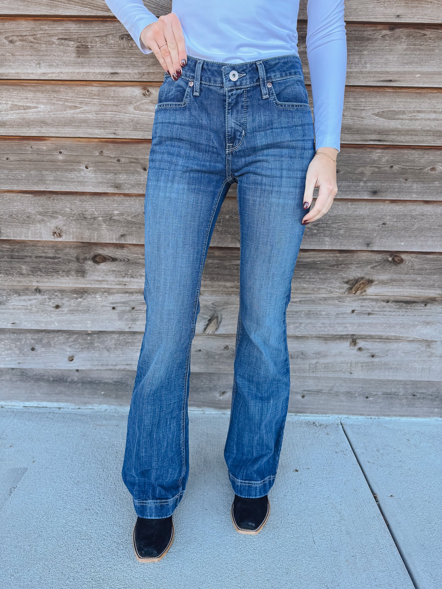 Women's Cinch Slim Fit Lynden Dark Stone Jean