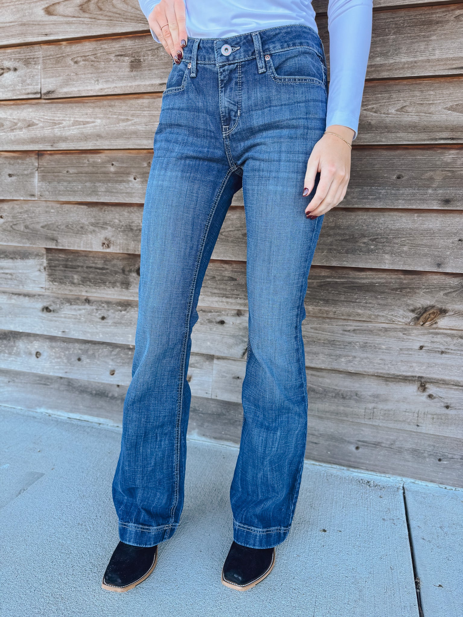 Women's Cinch Slim Fit Lynden Dark Stone Jean