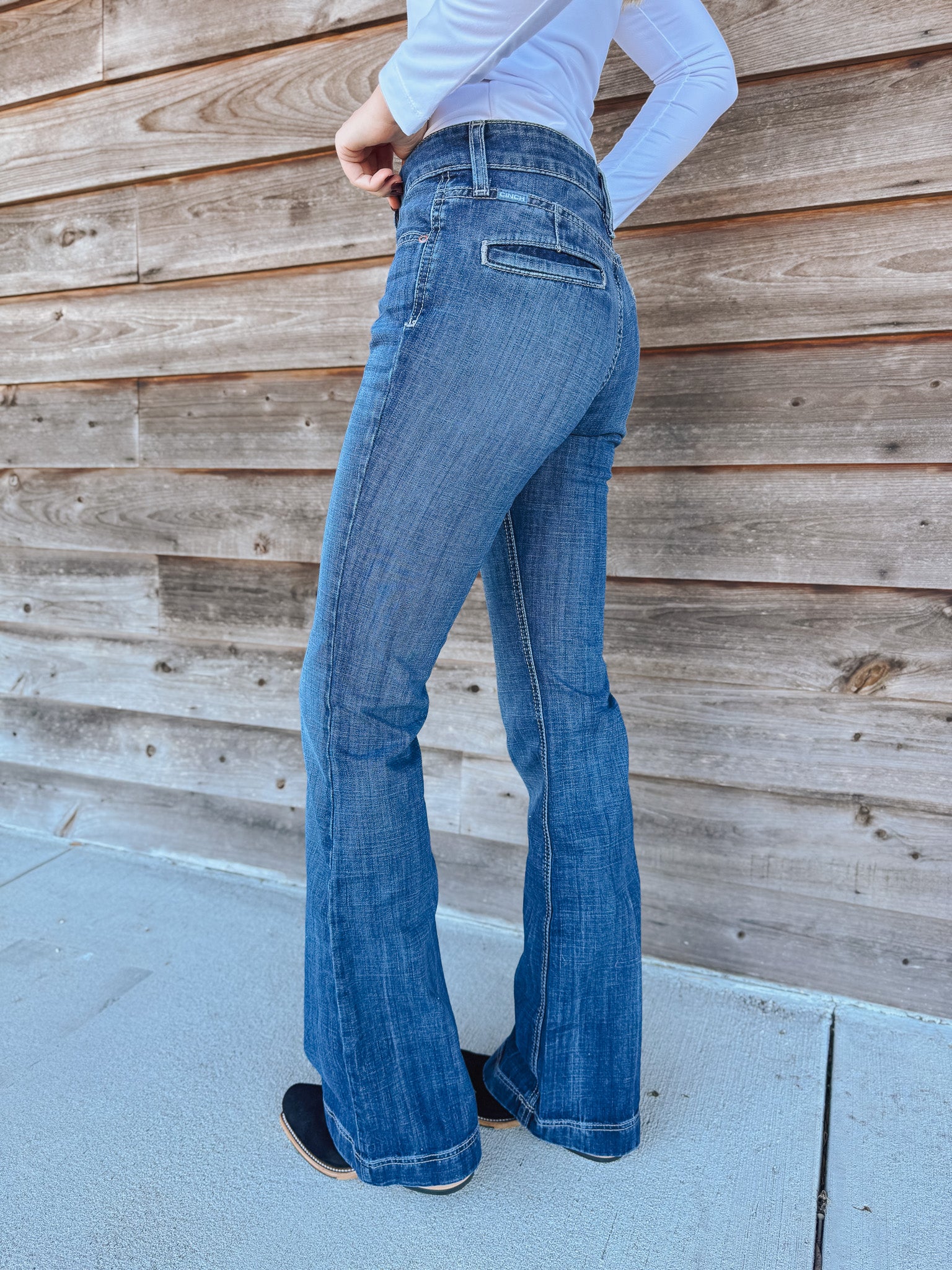 Women's Cinch Slim Fit Lynden Dark Stone Jean