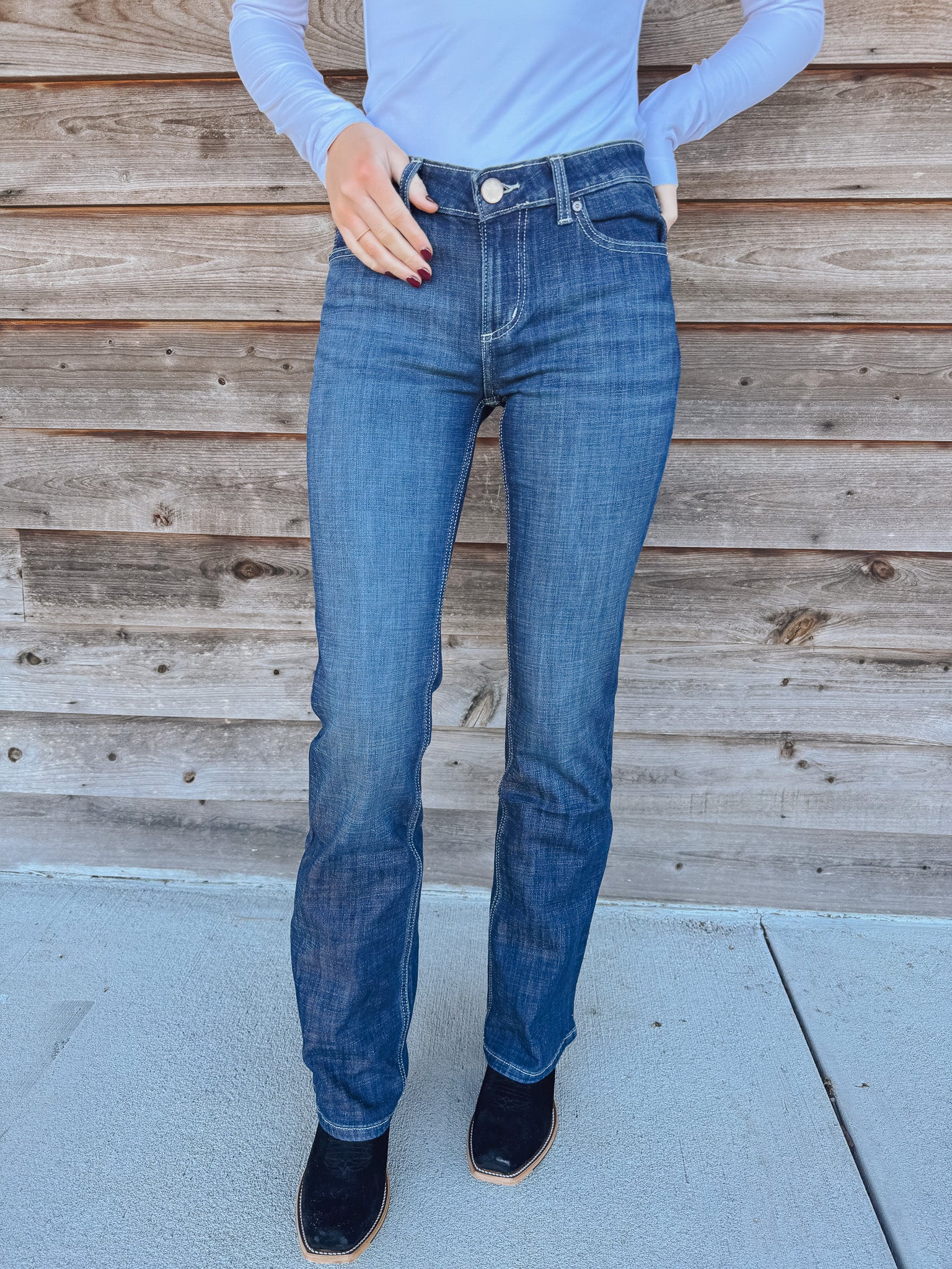 Women's Wrangler Mae Everyday Essential Boot Cut Jean