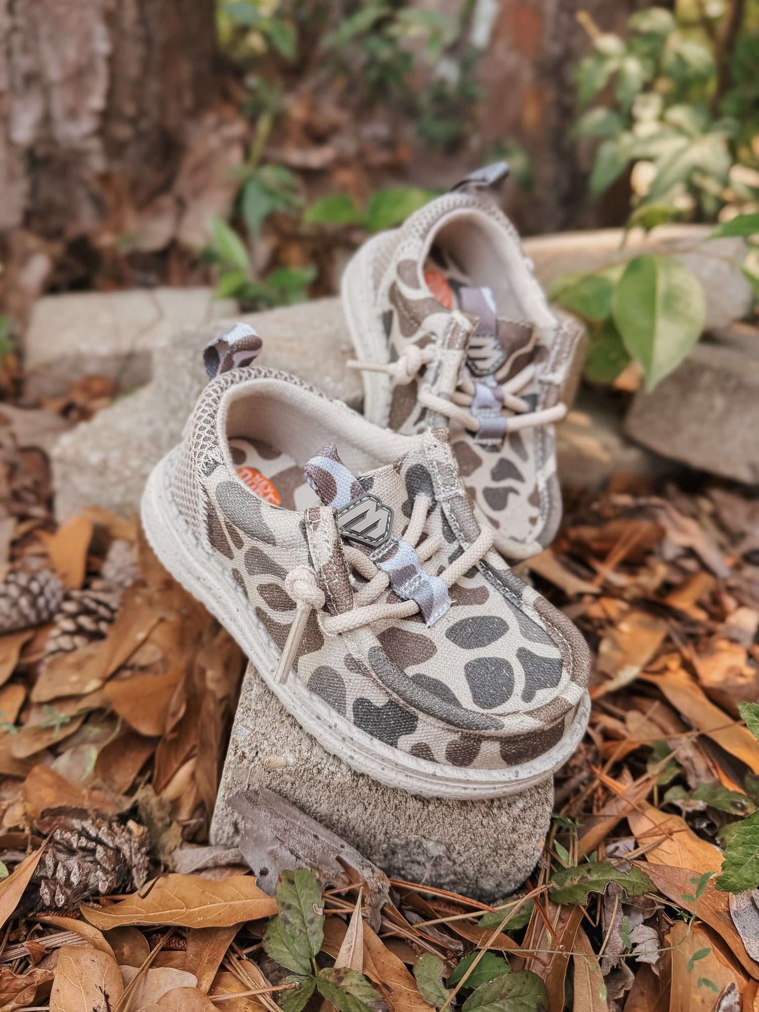 Toddler HEYDUDE X BURLEBO Wally Funk Deer Camo