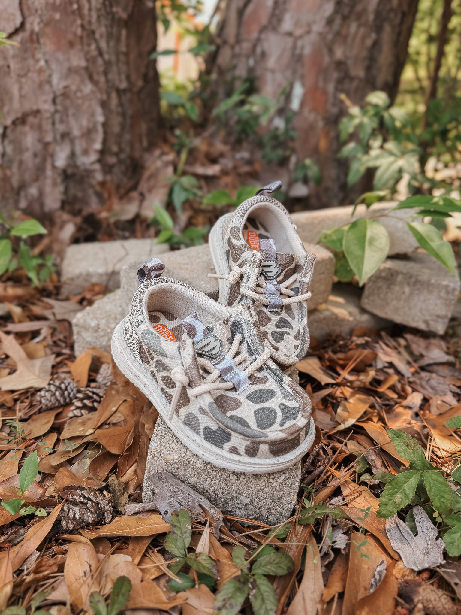 Toddler HEYDUDE X BURLEBO Wally Funk Deer Camo
