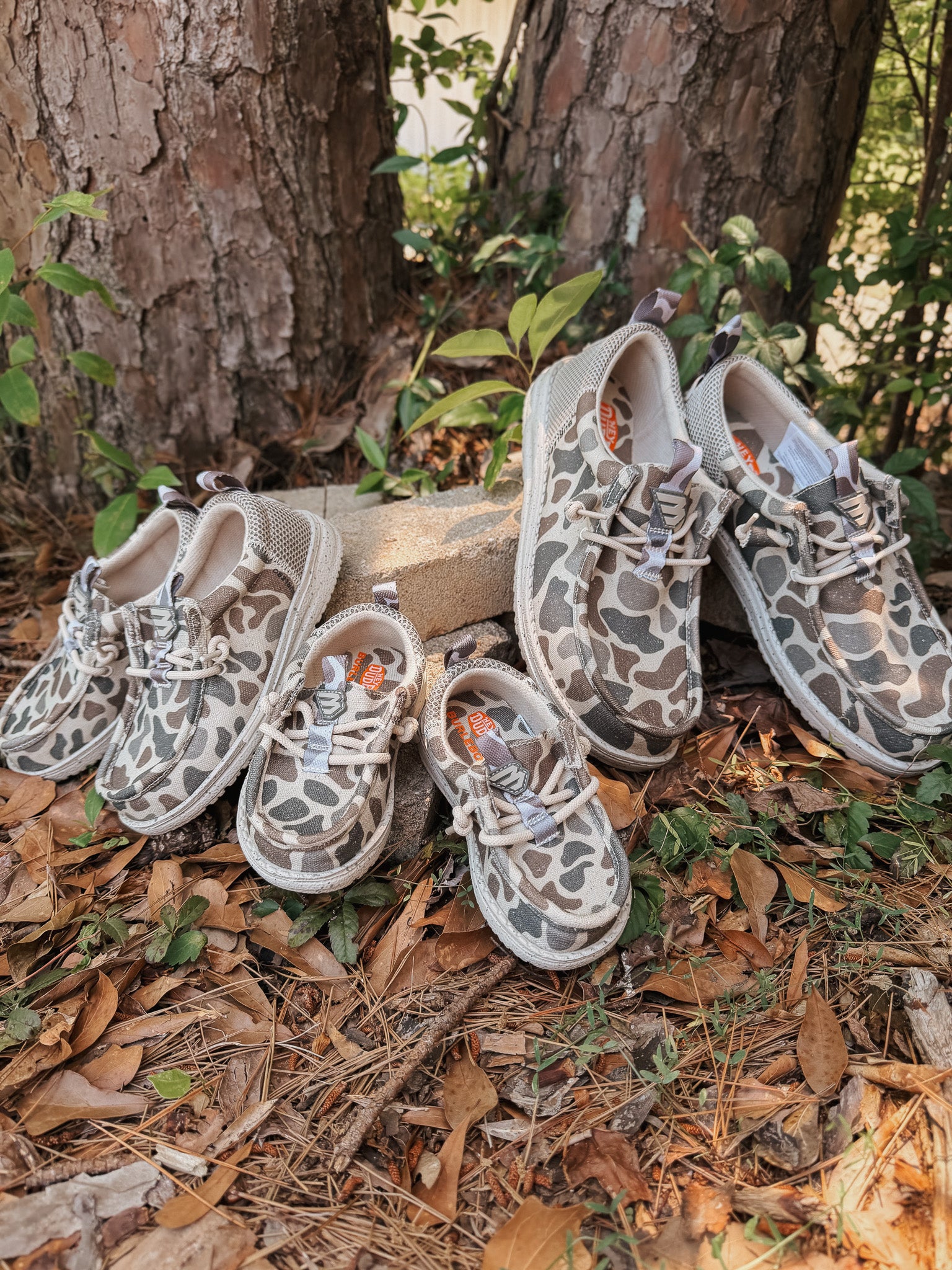 Men's HEYDUDE X BURLEBO Wally Funk Burlebo Deer Camo