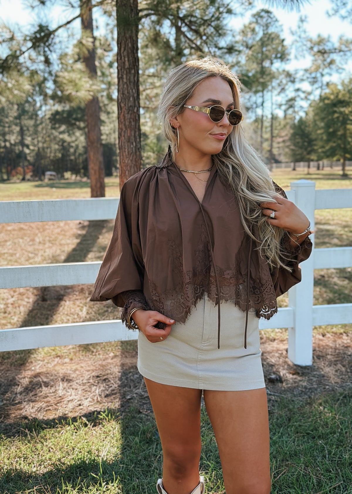 Lace & Luxury Top