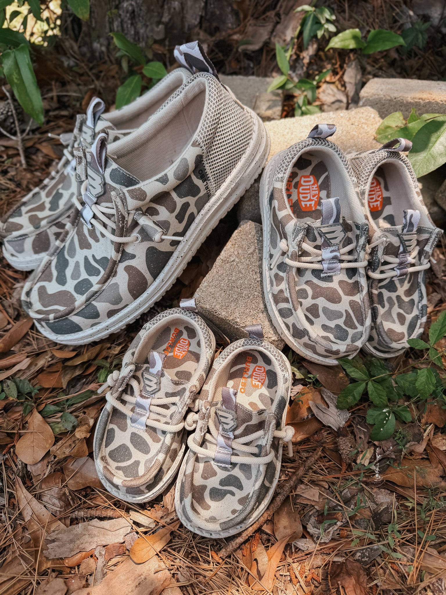 Men's HEYDUDE X BURLEBO Wally Funk Burlebo Deer Camo