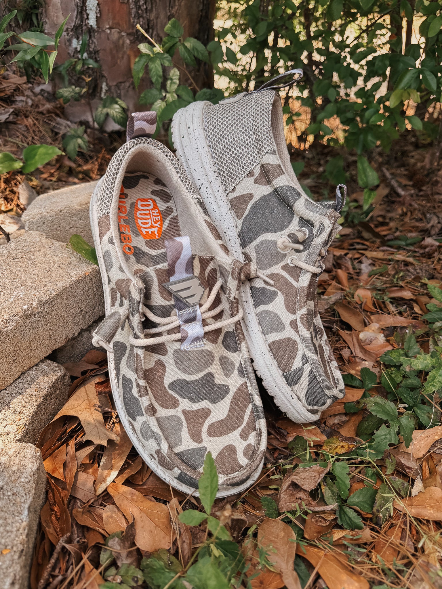 Men's HEYDUDE X BURLEBO Wally Funk Burlebo Deer Camo