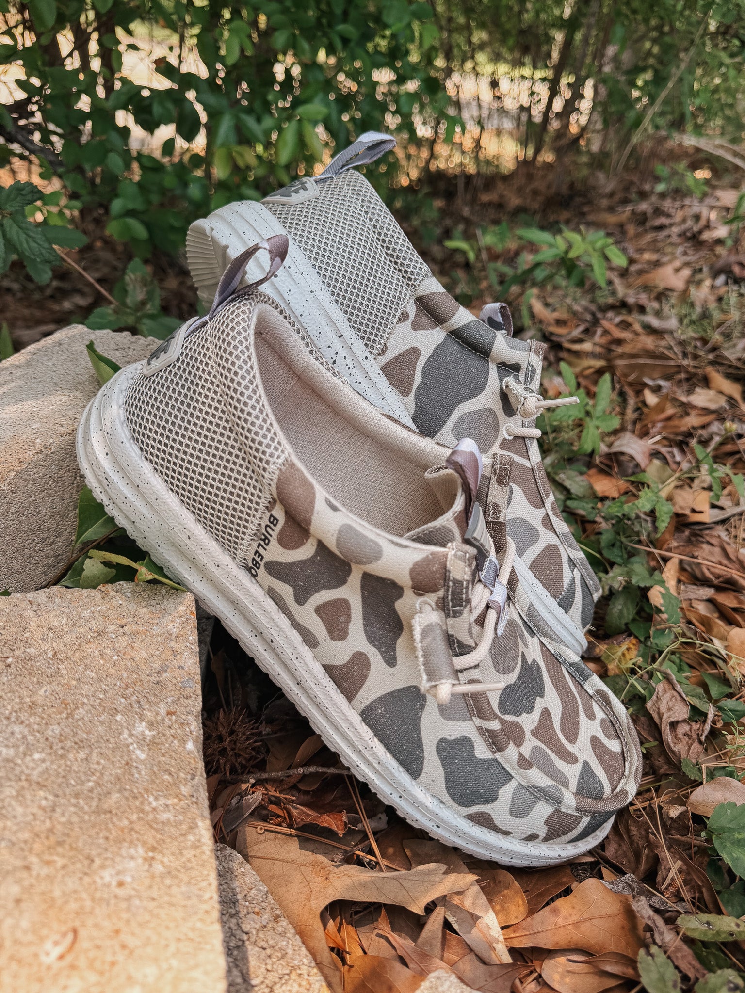 Men's HEYDUDE X BURLEBO Wally Funk Burlebo Deer Camo