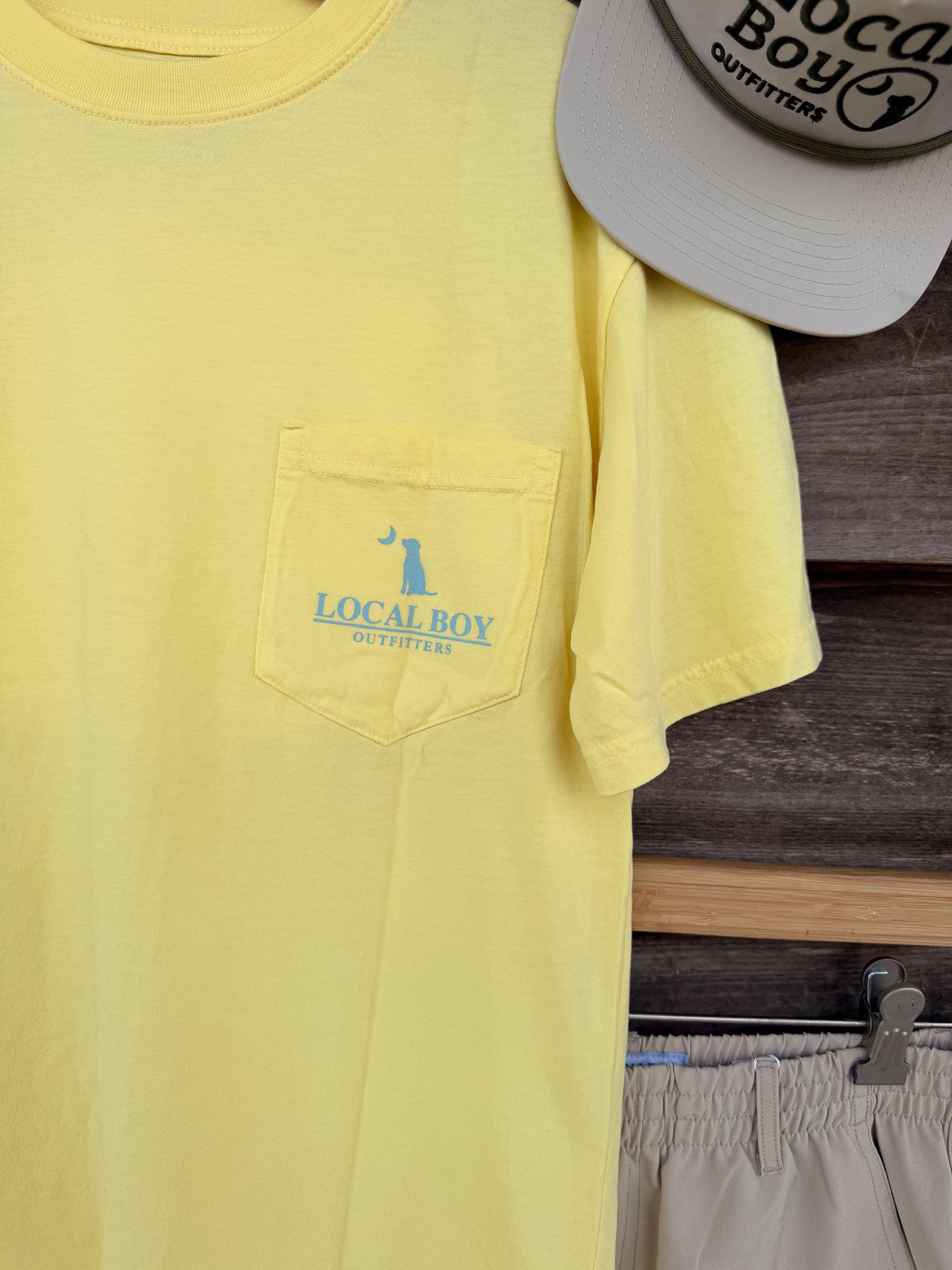 Local Boy Sandy Red T-Shirt in Yellow